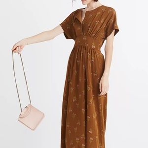 Madewell x No.6 silk dress in wisteria spray